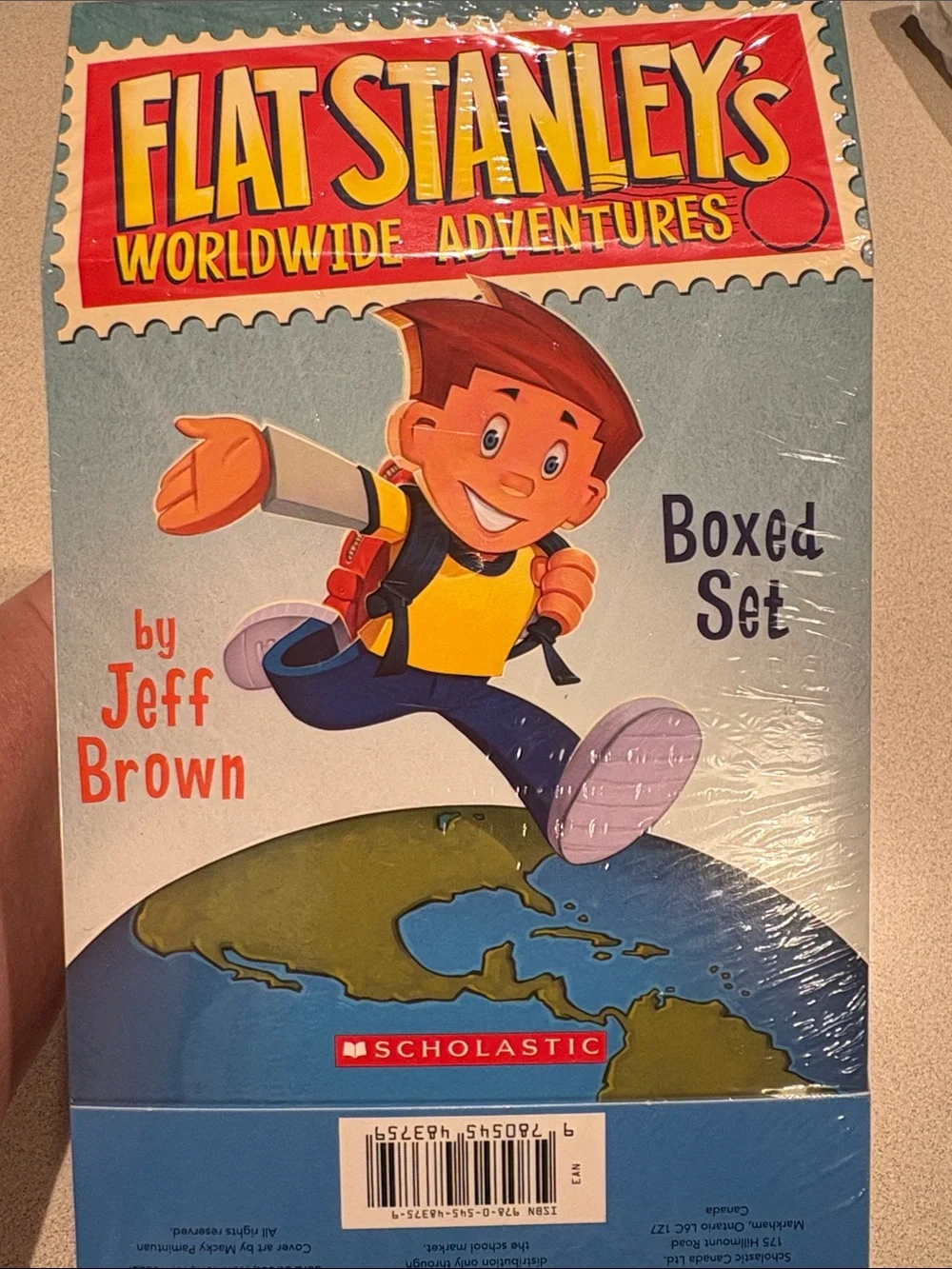 Scholastic Flat Stanley's Worldwide Adventures Boxed Set - sealed in plastic